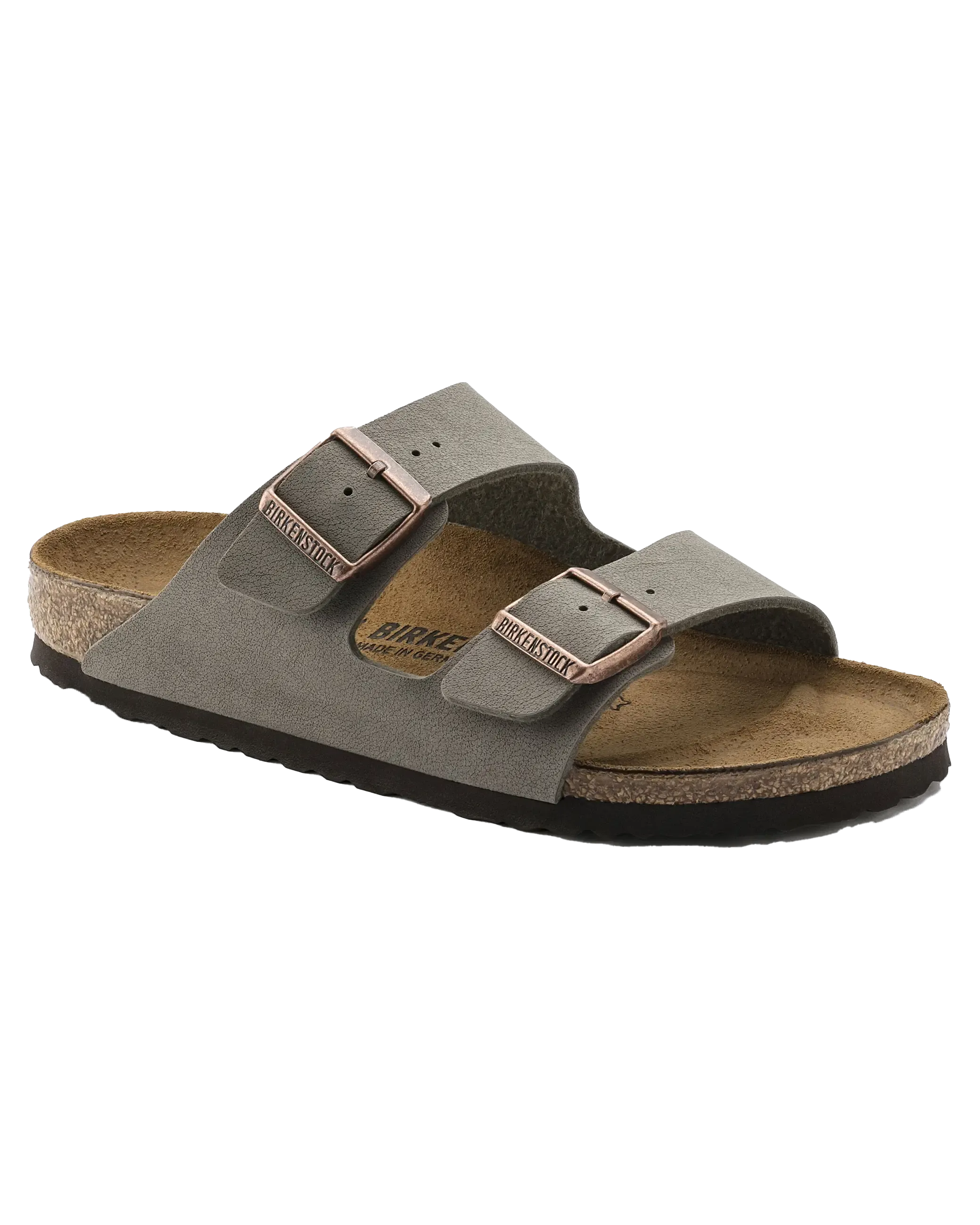 Arizona Birko Flor Sandals in Stone