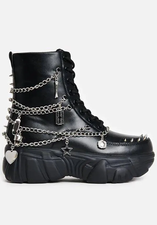 Boned Catch Black Mystic Charm | BOOTS