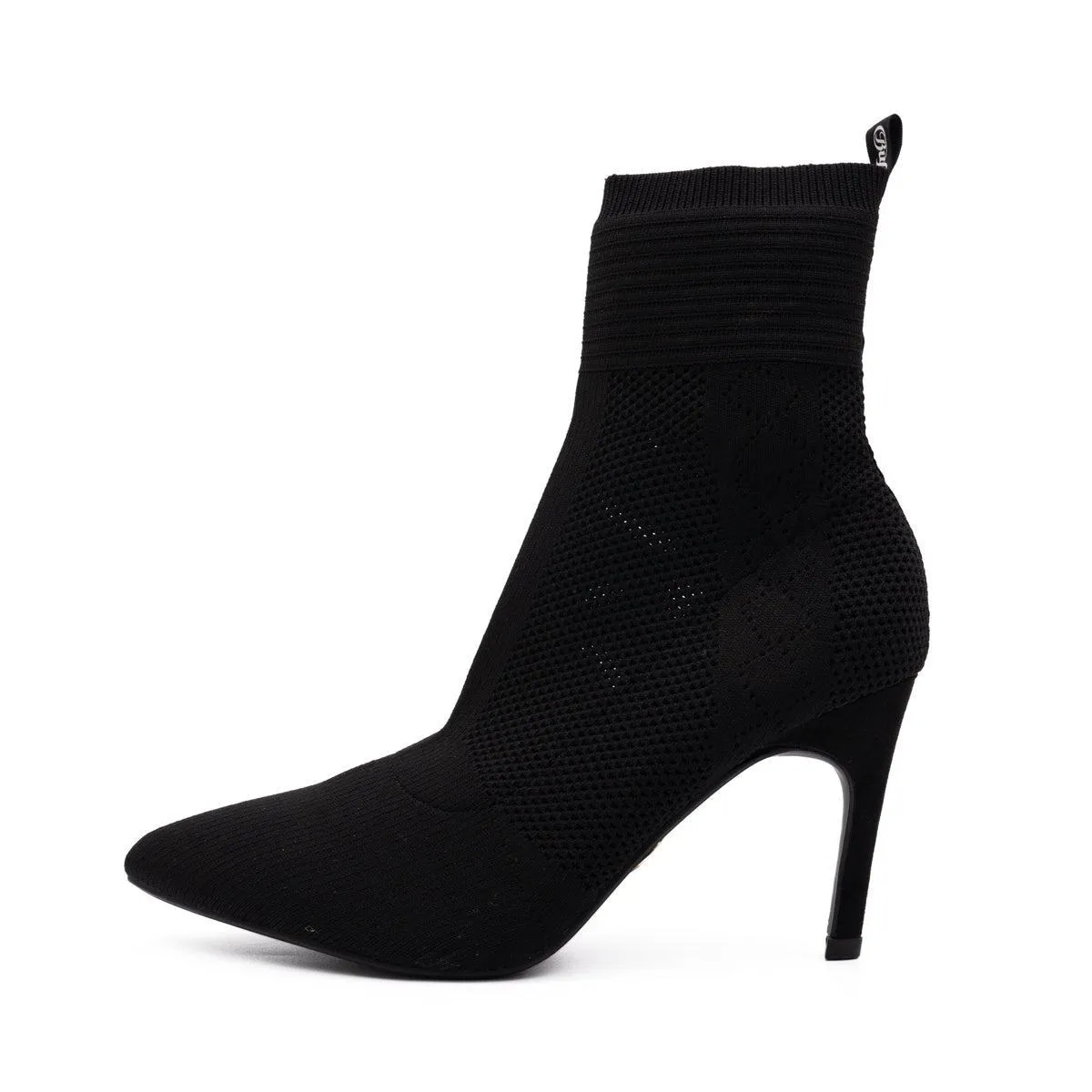 Buffalo Ankle Boots Fabric Black Colour For Women