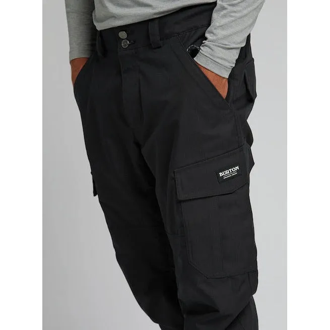 Burton Mens Tall Long Cargo Snowboard Pant-True Black