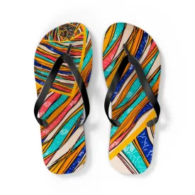 Color Brushstroke - Inovax Flip Flops