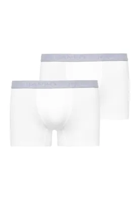 Cotton Essentials 2-Pack Cotton Boxer Briefs | White 73078-101