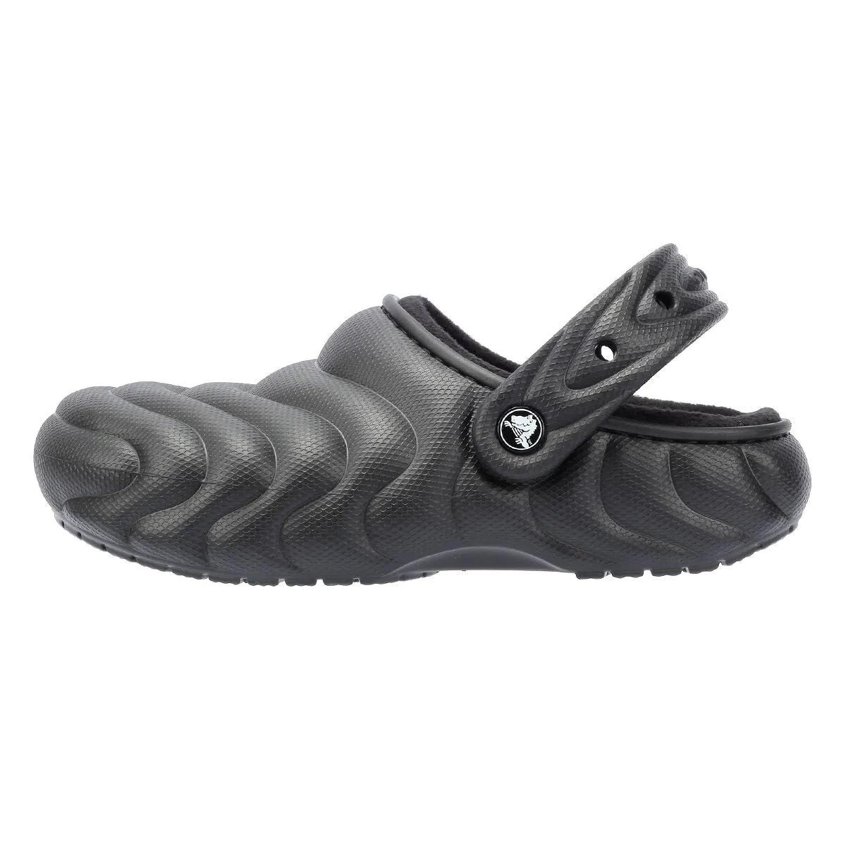 Crocs Classic Lined Overpuff Women's Black Clogs