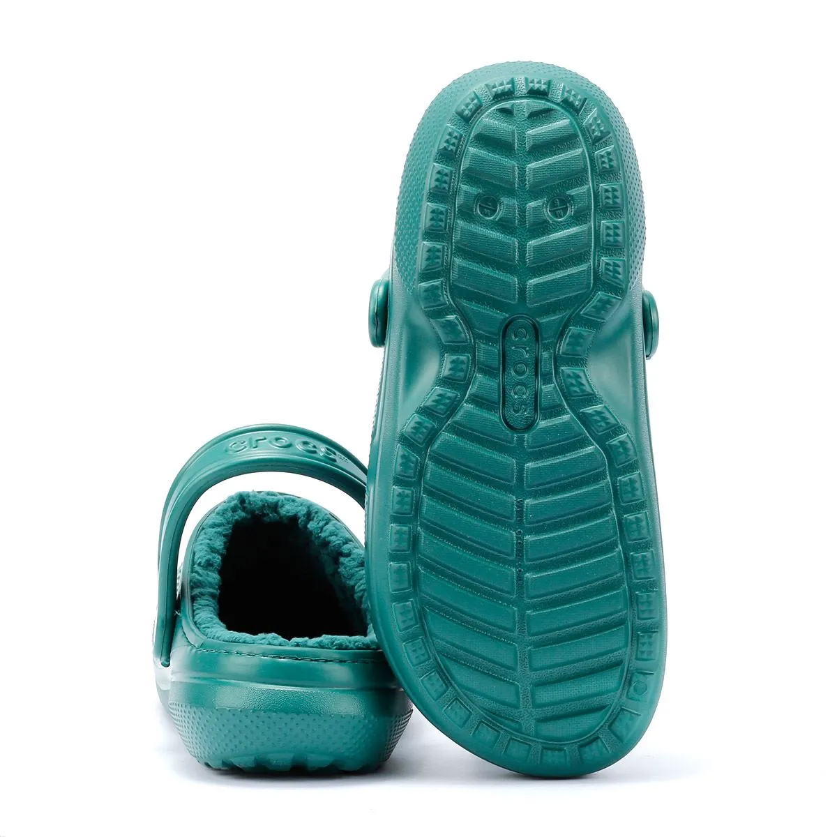 Crocs Classic Lined Women's Emerald Clogs