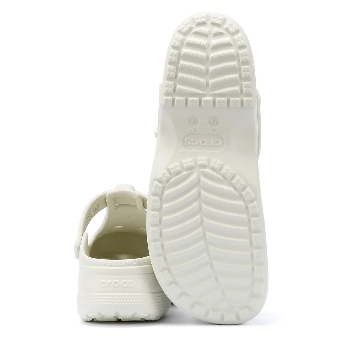 Crocs Classic Mary Jane Women's Cream Clogs