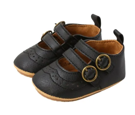 Double Buckle MJ Baby Shoes