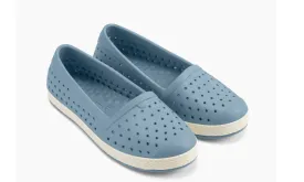 Joybees Womens Espadrille Dusty Blue Bone