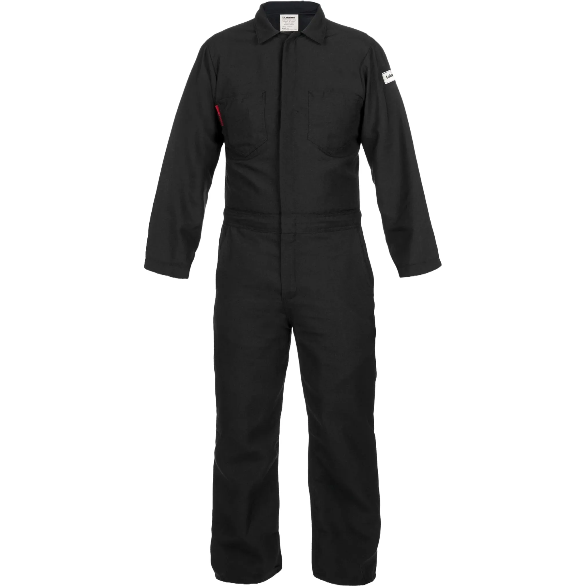 LAKELAND C01013 FR Coveralls, 4.5 Oz Nomex, Navy, 1 Each