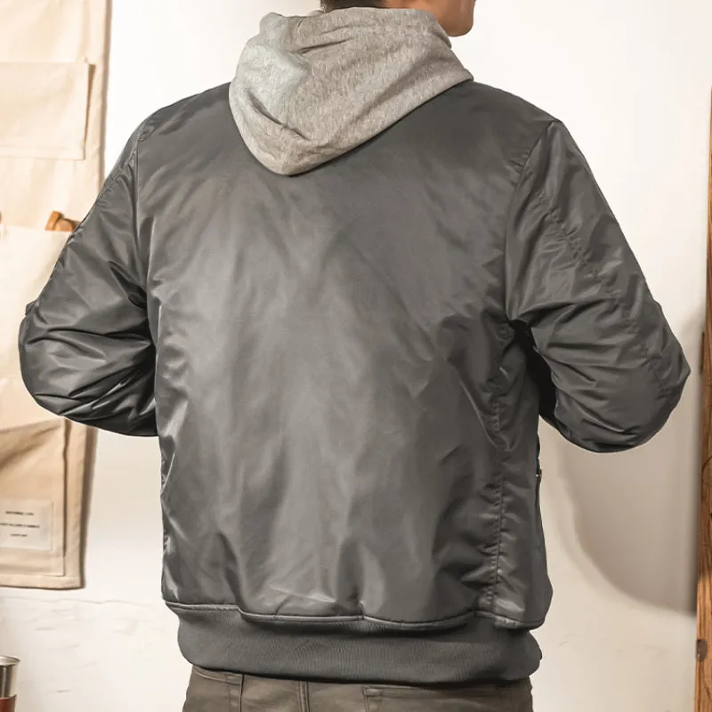 Men's Crew Neck Bomber Insulated Worker Jacket