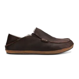 Men's Olukai Moloa Slipper Color: Dark Wood