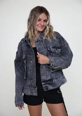 Parkside Cargo Oversized Jean Jacket