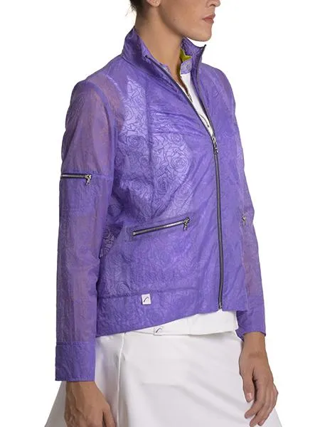 Purple Rose Bomber Jacket - FINAL SALE