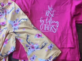 "We Rise By Lifting Others" tee