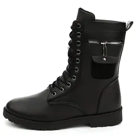 The Martin Leather Combat Boots