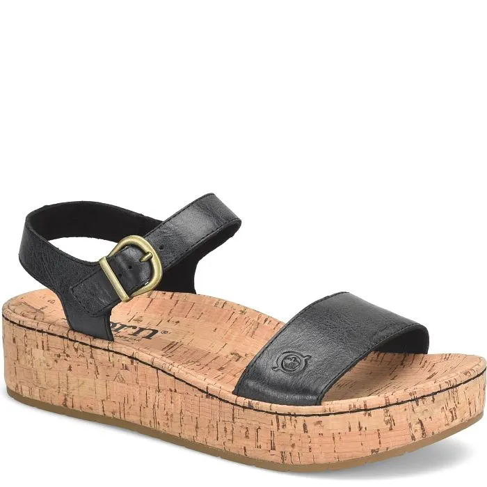 Women's Born Sari Sandal Color: Black