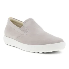 Women's Ecco Soft 7 Slip-On Color: Grey Rose/Powder